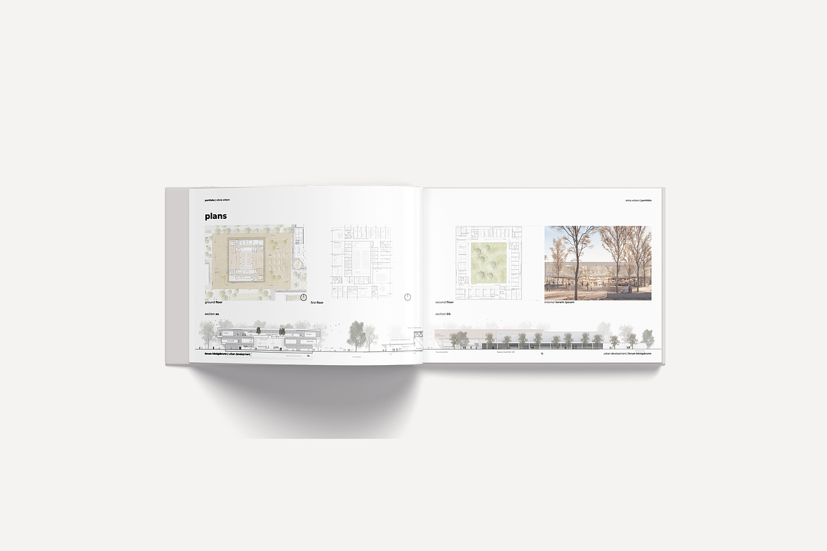 Canva A4 Portfolio Template, a Brochure Template by yesitisprintable (Photo 9 of 10)