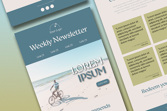 Clean Minimal Email Newsletter