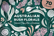 Australian Bush Florals Vector Set, a Pattern Graphic by rouxsupplyco (Thumbnail 1 of 13)