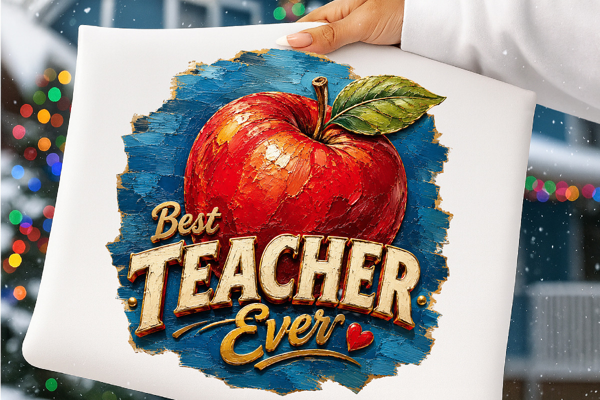 Teacher Png Sublimation Design, a Transportation Illustration by SinaCreation (Photo 3 of 5)