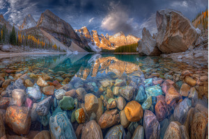 The 'Sunrise Over the Valley of Ten, a Nature Photo by ZinetroN