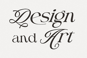 Rischa Unique Luxury Serif