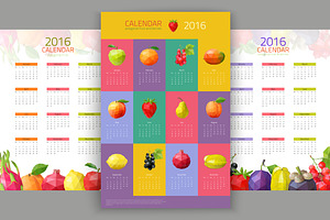 Geometrical calendars of 2016