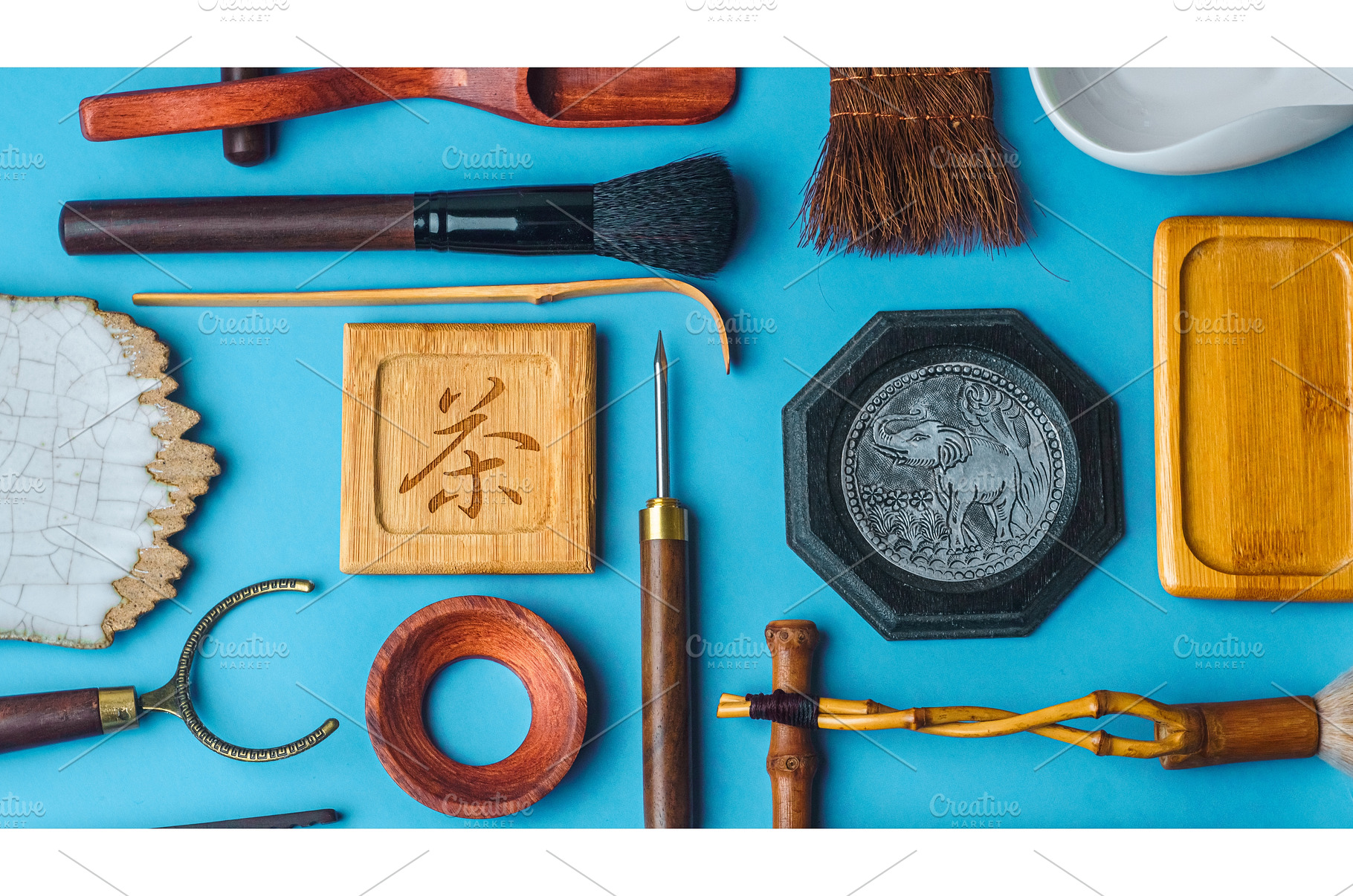 Artisan Tools and a Variety of, an Arts & Entertainment Photo by Media Whale Stock