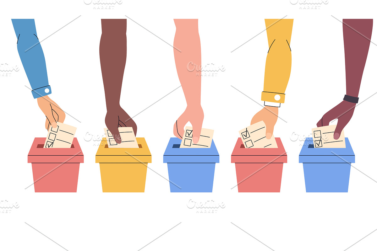 Elections concept illustration, an Object Illustration by Barsuk's Shop