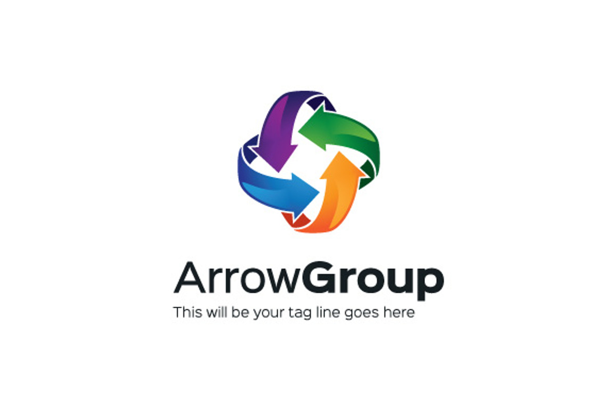 Arrow Group, a Branding & Logo Template by The Branding Fusion (Photo 1 of 4)