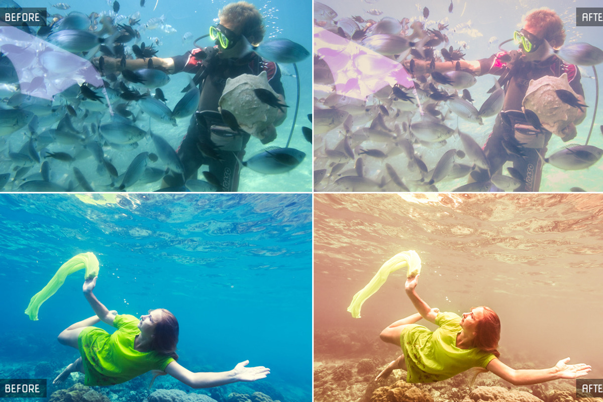 Underwater Lightroom Presets preview 5