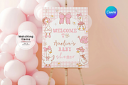 Gingham Daisy Entrance Poster, an Invitation Template by Digital_Mind (Thumbnail 1 of 3)