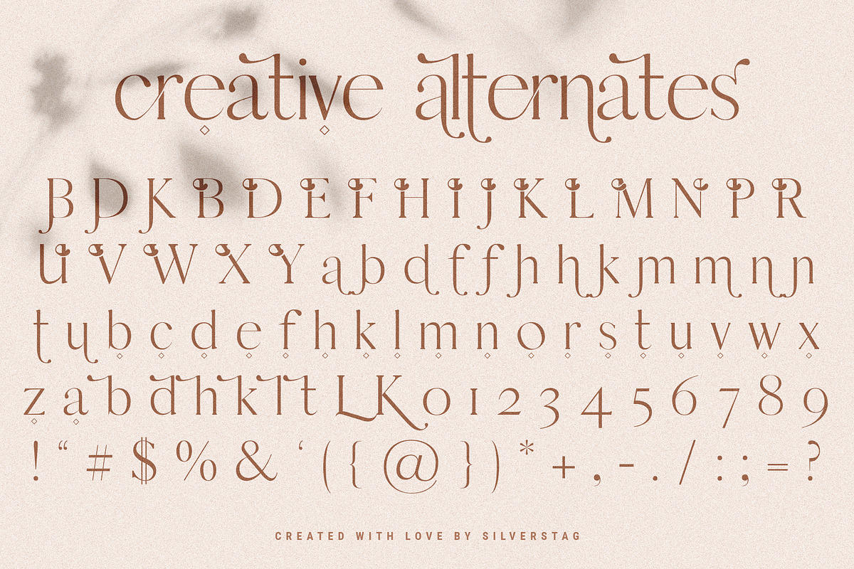 Esther - Stylish Ligature Serif Font, a Serif Font by SilverStag Type Foundry (Photo 27 of 27)