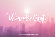 Wanderlust Font, a Script Font by Lollipop Hand Drawn (Thumbnail 1 of 4)