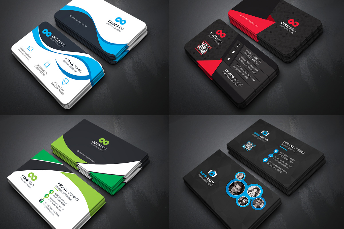 50 Business Cards Bundle, a Business Card Template by Genereux Art (Photo 7 of 12)