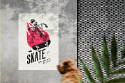 Skate Bundle 12+ prints, a Sport Illustration by hand draw (Thumbnail 3 of 6)