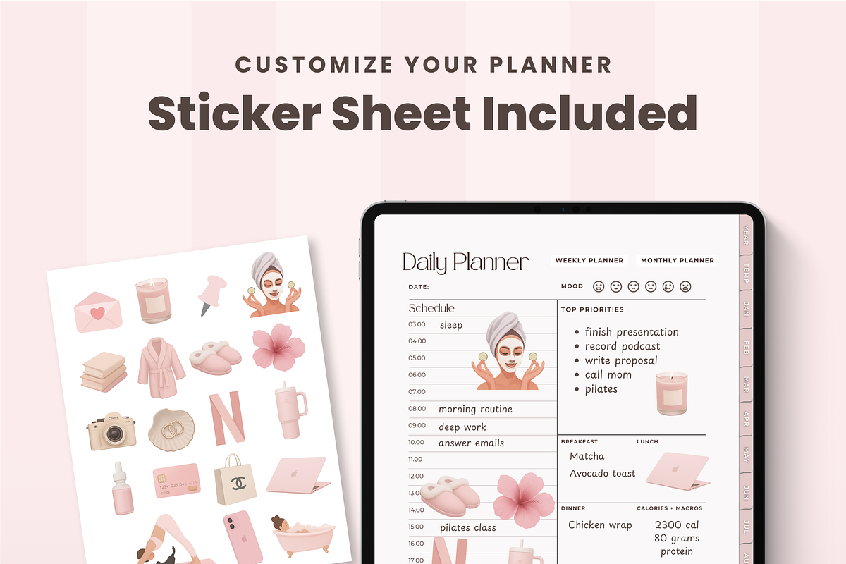 Minimalist Digital Planner Undated preview 4