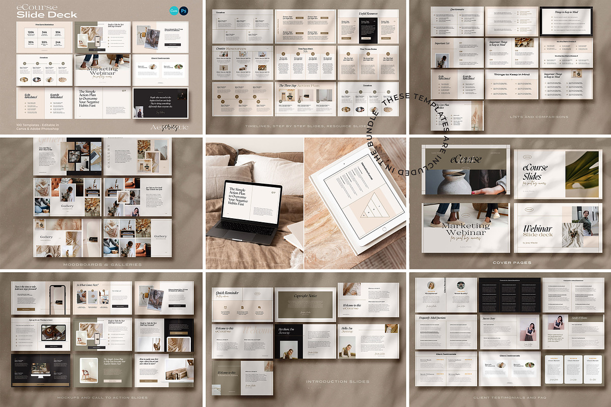 Creative Entrepreneur Bundle CANVA, a Marketing Template by AndrewPixel (Photo 4 of 9)