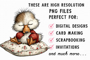 Easter Duck Whimsical Clipart, an Illustration by Libby Wishes (Thumbnail 5 of 7)