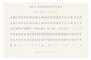 Coldiac - Luxury Serif Font, a Serif Font by Craft Supply Co. (Thumbnail 7 of 9)