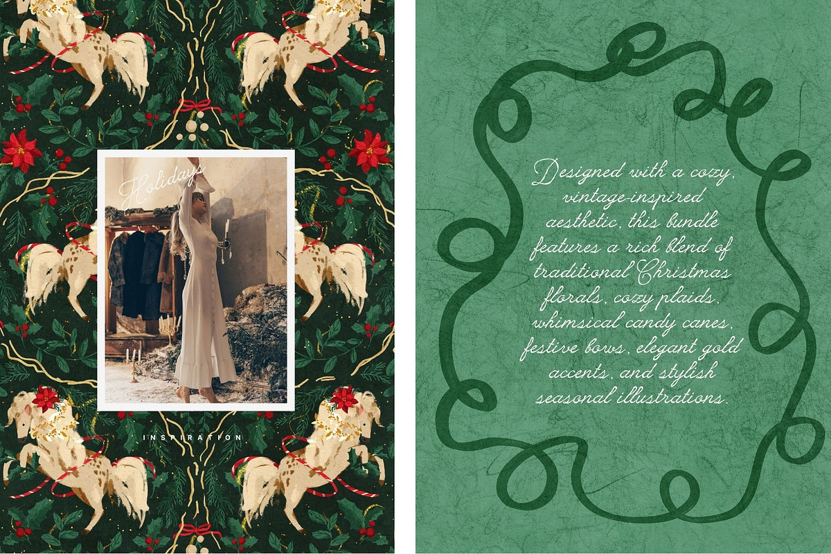 100 Christmas Backgrounds, a Background Graphic by PaperJamLab (Photo 13 of 18)