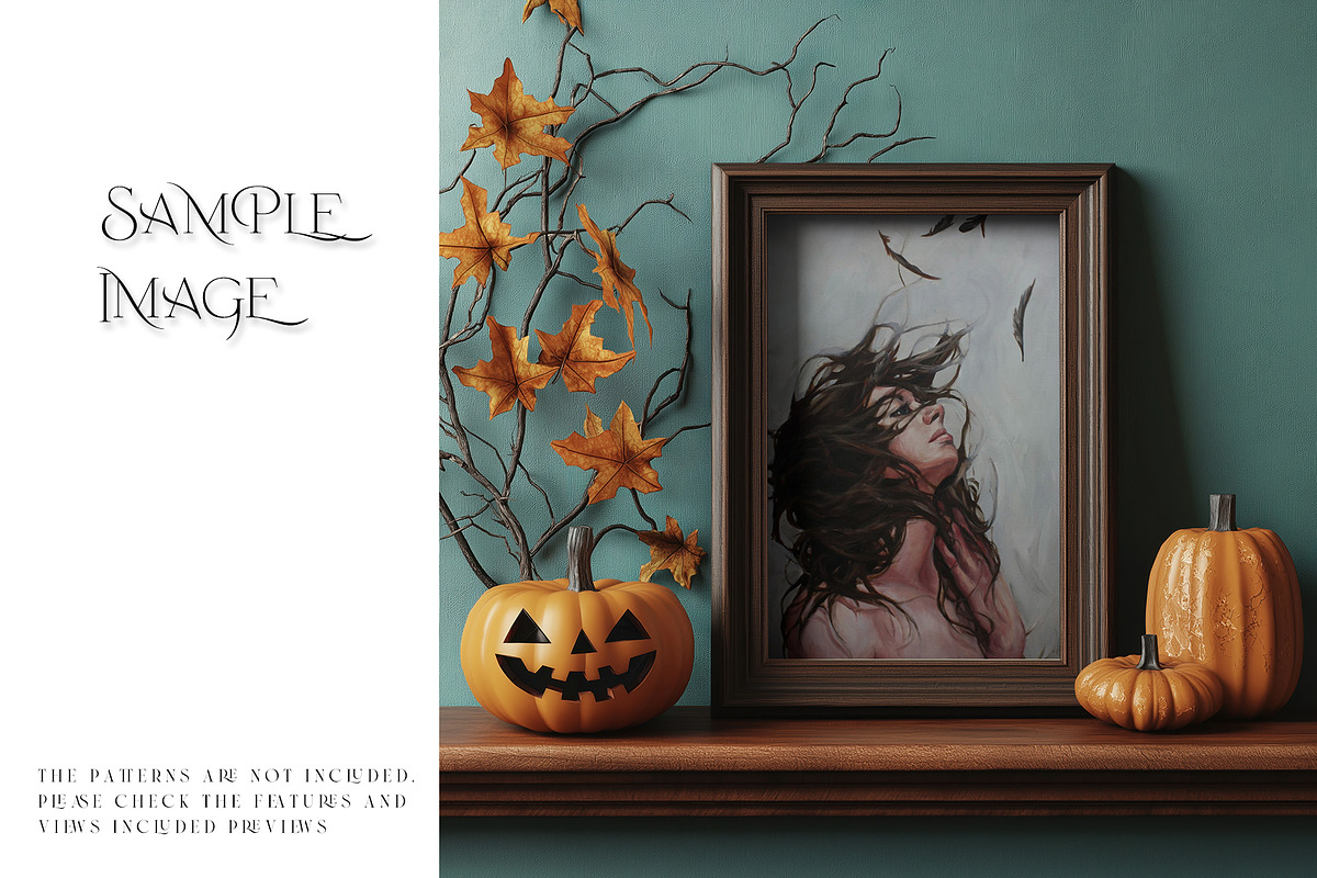 Halloween Spooky Frames Collection 2, a Household Mockup by mock-ups (Photo 7 of 23)