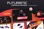 Futuristic E-Sport Gaming PowerPoint, a Presentation Template by New Coral Design (Thumbnail 1 of 6)