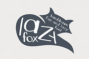 LazyFox Hand Drawn Font, a Sans Serif Font by pixelcolours (Thumbnail 1 of 5)