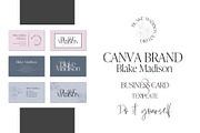Canva DIY Brand Blake Madison, a Branding & Logo Template by Brand & Palms (Thumbnail 7 of 17)