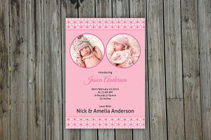 Newborn Announcement Template-V05