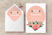 Save The Date Card invite Templates, an Invitation Template by Design Up (Thumbnail 1 of 3)