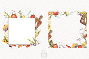 Watercolor Lovely kitchen, a Food Illustration by talloshau's illustrations (Thumbnail 6 of 9)