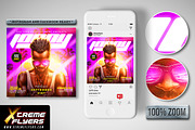 DJ Artist Flyer Template, a Flyer Template by XtremeFlyers (Thumbnail 2 of 2)