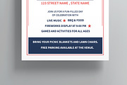 Fourth Of July Flyer Template, a Flyer Template by MightyDesign (Thumbnail 3 of 8)