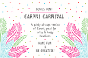 Caroni - A Handmade Typeface, a Sans Serif Font by Franzi draws (Thumbnail 3 of 3)