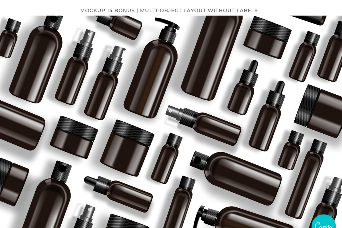 Cosmetic Containers 1, Canva Mockups, a Cups & Container Mockup by Mockup Scene (Photo 8 of 23)