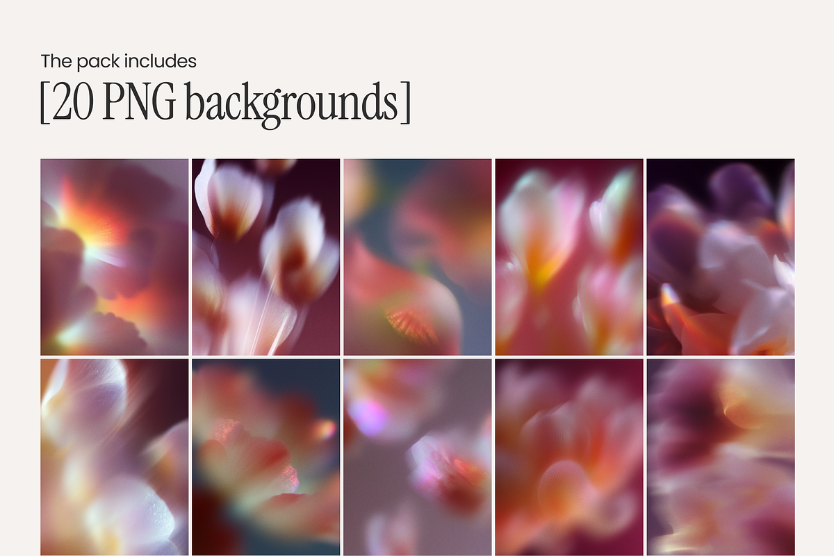 20 Soft Blurred Floral Backgrounds, a Background Graphic by Karisma Studio (Photo 11 of 12)