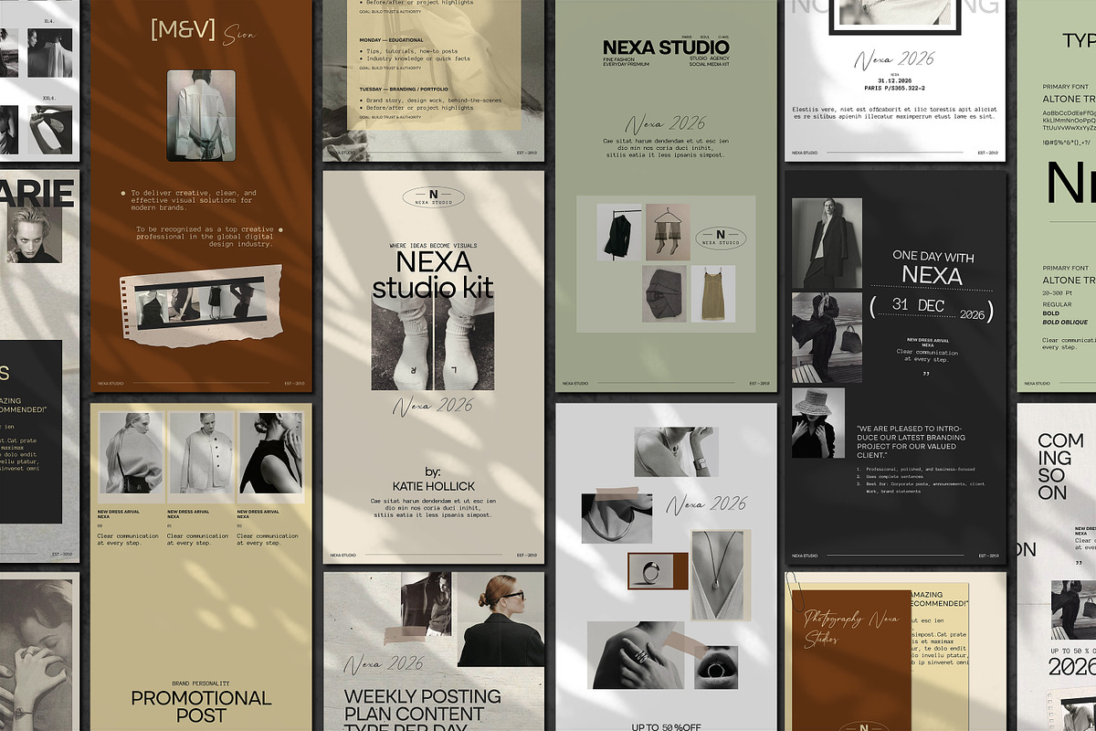 NEXA | Instagram Studio Kit, a Social Media Template by Creatiya Type (Photo 8 of 12)
