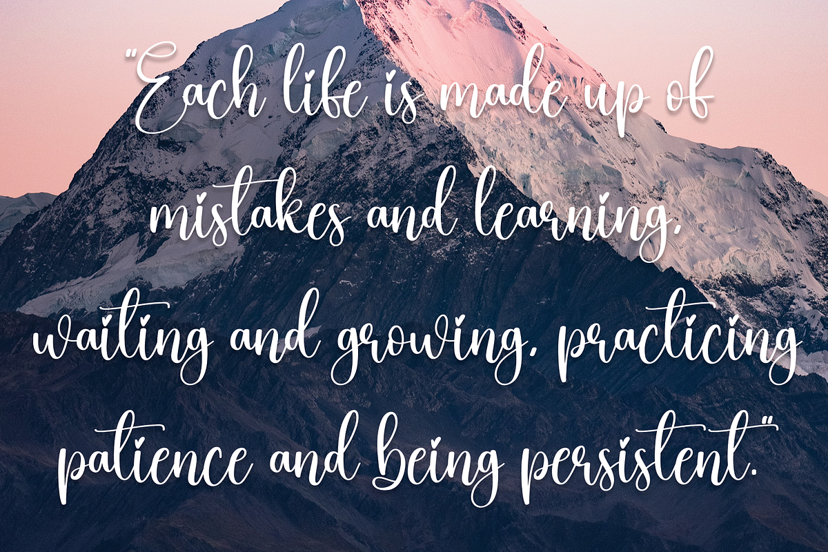Perfect | Script Font, a Script Font by Scratchones (Photo 8 of 8)