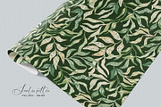 Watercolor Spring Foliage Pattern, a Pattern Graphic by SirenaArt (Thumbnail 14 of 15)