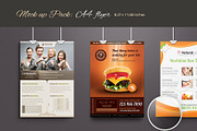 Photorealistic Poster & Flyer Mockup, a Print Template by Saptarang (Thumbnail 3 of 5)