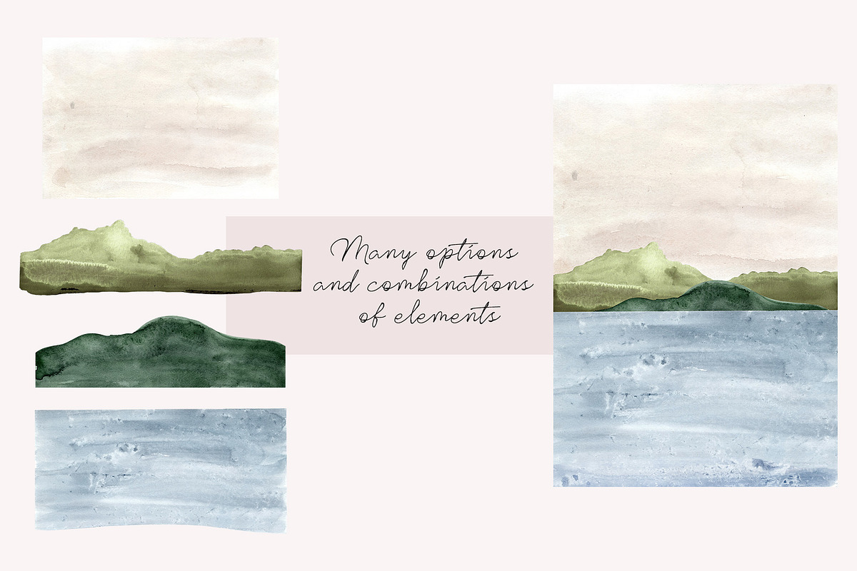 Abstract Watercolor Landscape Prints, an Illustration by Slastick (Photo 13 of 14)