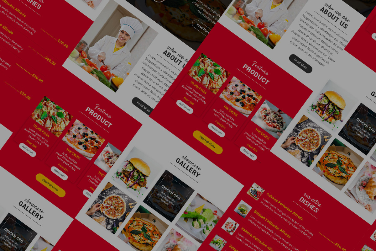 Restaurant Food Email Newsletter, an Email Template by createuiux