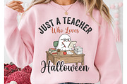 Just a Teacher Who Loves Halloween, a Seasonal Illustration by DreamCafeArt (Thumbnail 2 of 7)