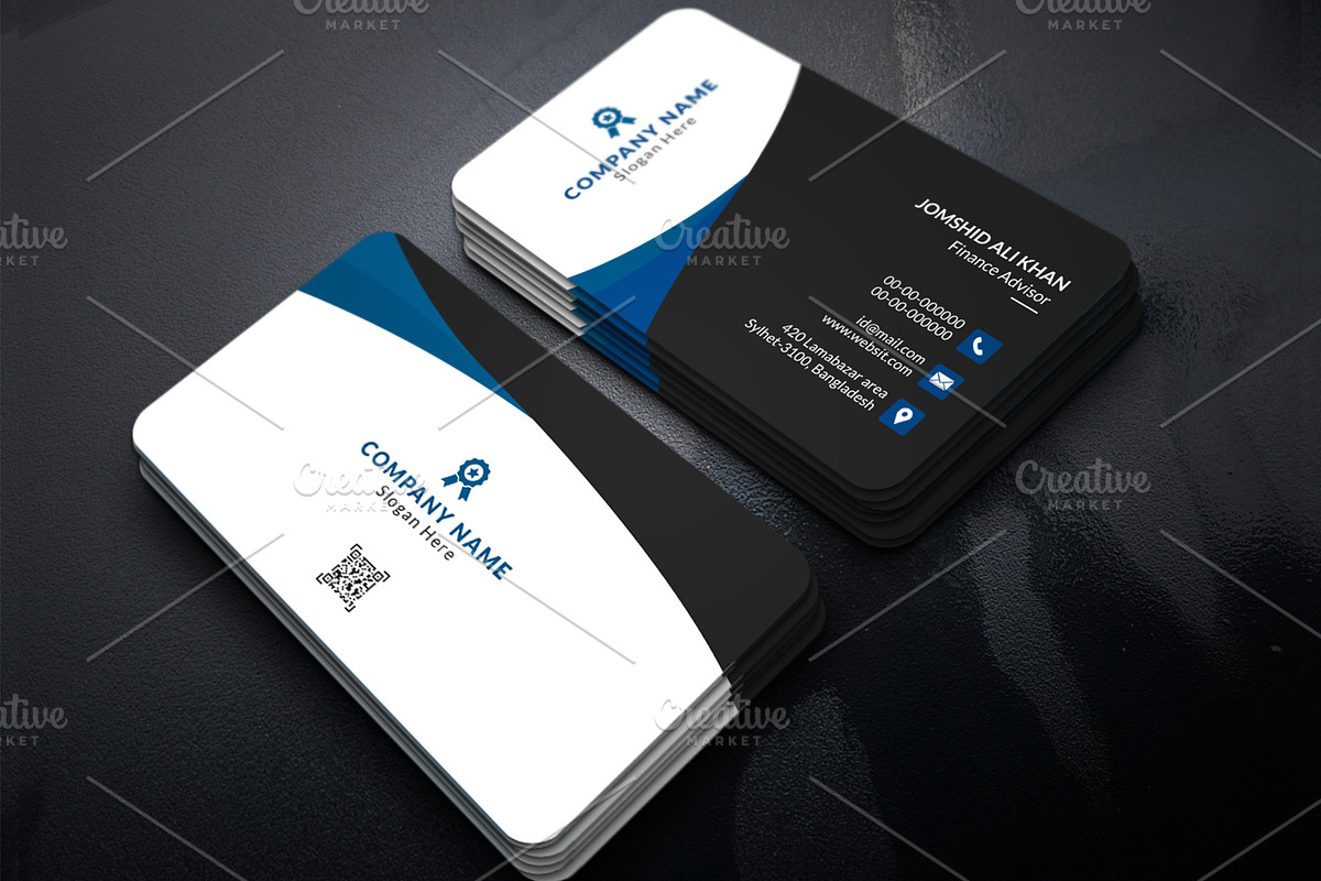 Business Card, a Business Card Template by Helal Shop (Photo 1 of 3)