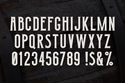 Oak Barrel - Whiskey Label Font, a Slab Serif Font by Medialoot (Thumbnail 2 of 2)