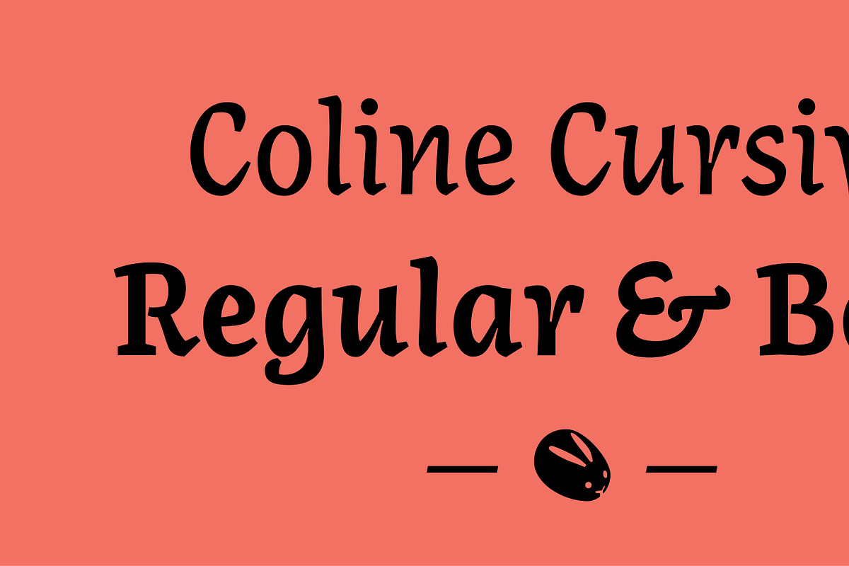 Coline Cursive, a Serif Font by A is for... (Photo 1 of 4)