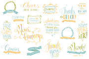 Thank You Photoshop Overlays Vectors preview 3