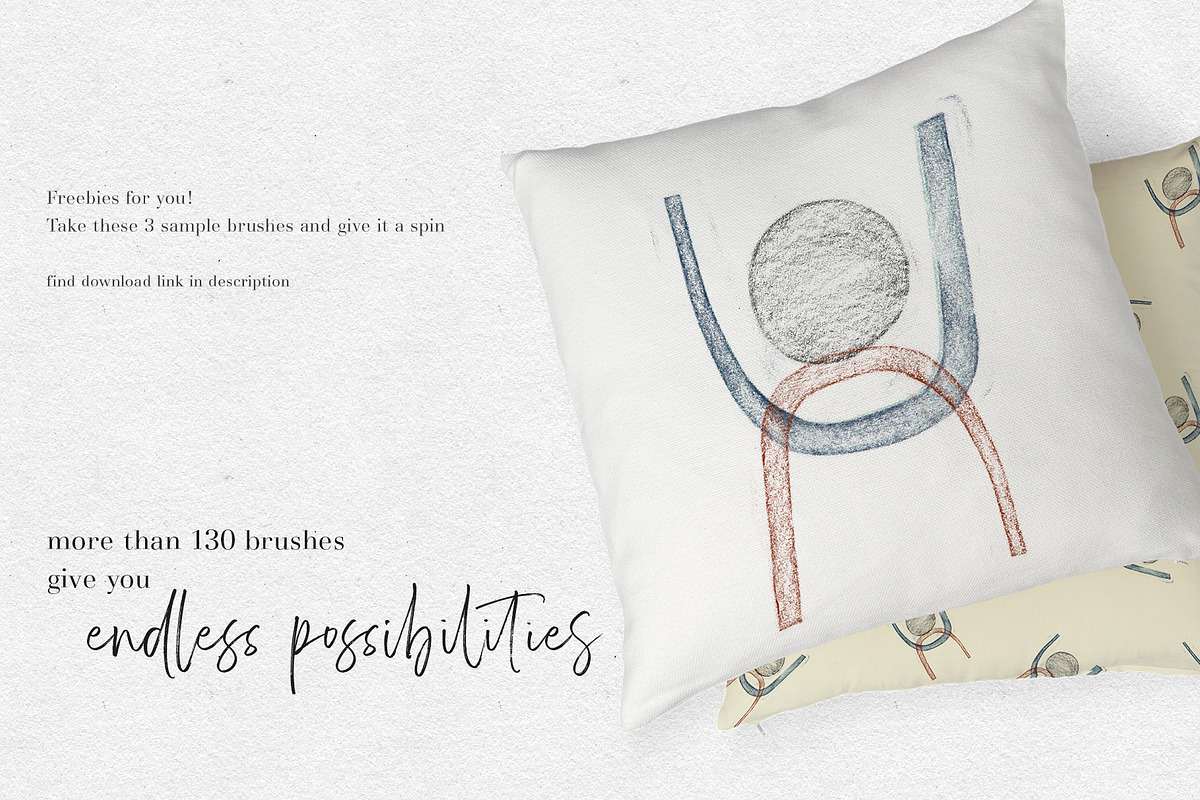 Collagraph Art Procreate Brushe, a Brush Add-On by JSquarePresents (Photo 6 of 9)