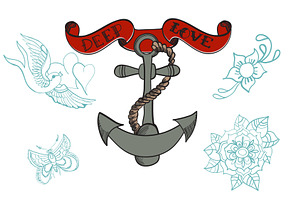 Background With Anchor