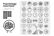 Psychology Icon Pack, an Outline Icon by erifqizeicon (Thumbnail 3 of 3)