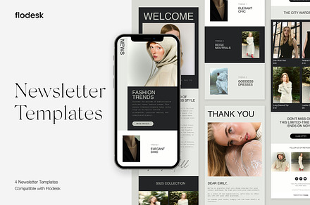Newsletter Email Templates Flodesk, an Email Template by Feel This