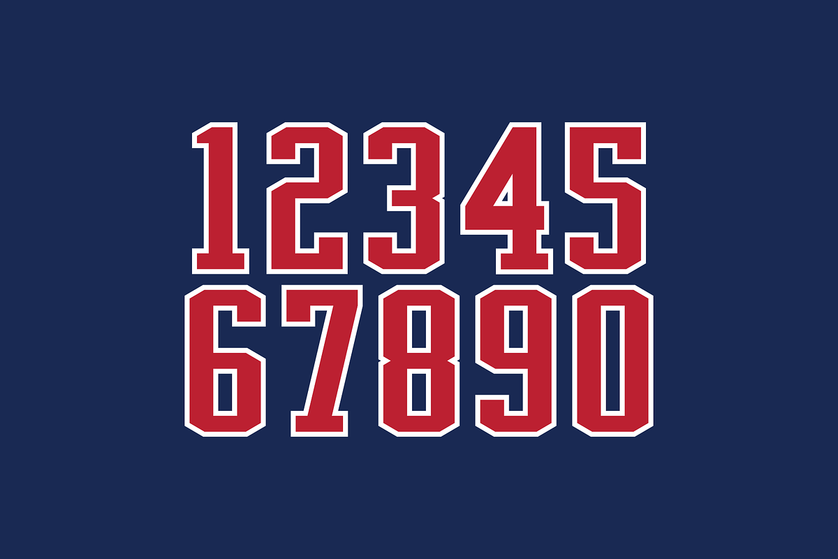 The Franchise Numeral Set preview 3