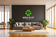 Modern Office Wall Logo Mockup, a Mockup by GenesisCreativeCo (Thumbnail 3 of 3)